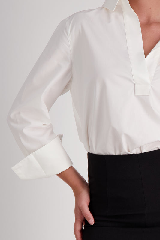 The White Cotton Blouse