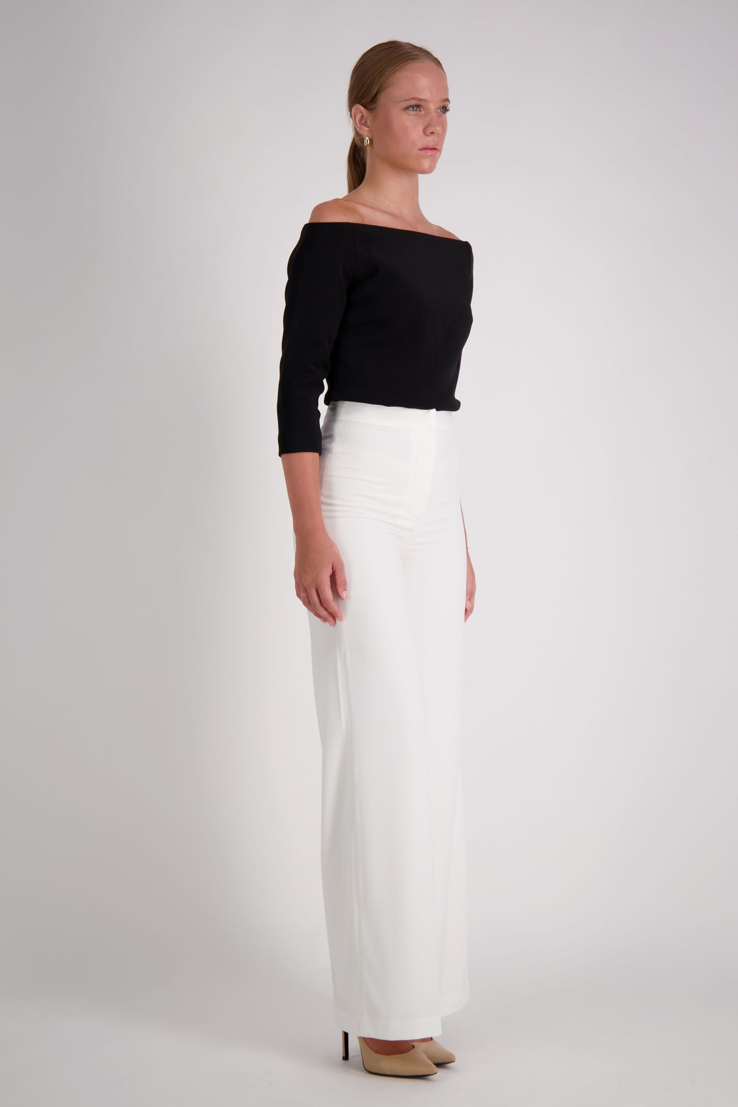 Palazzo Pant in White