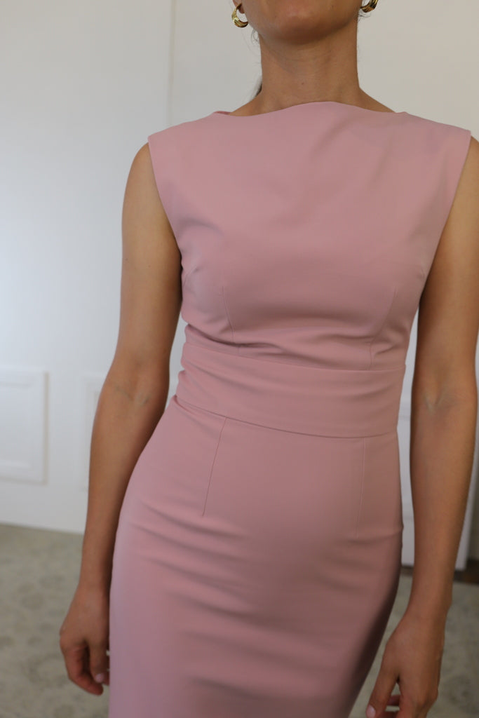 Light pink 2024 work dress