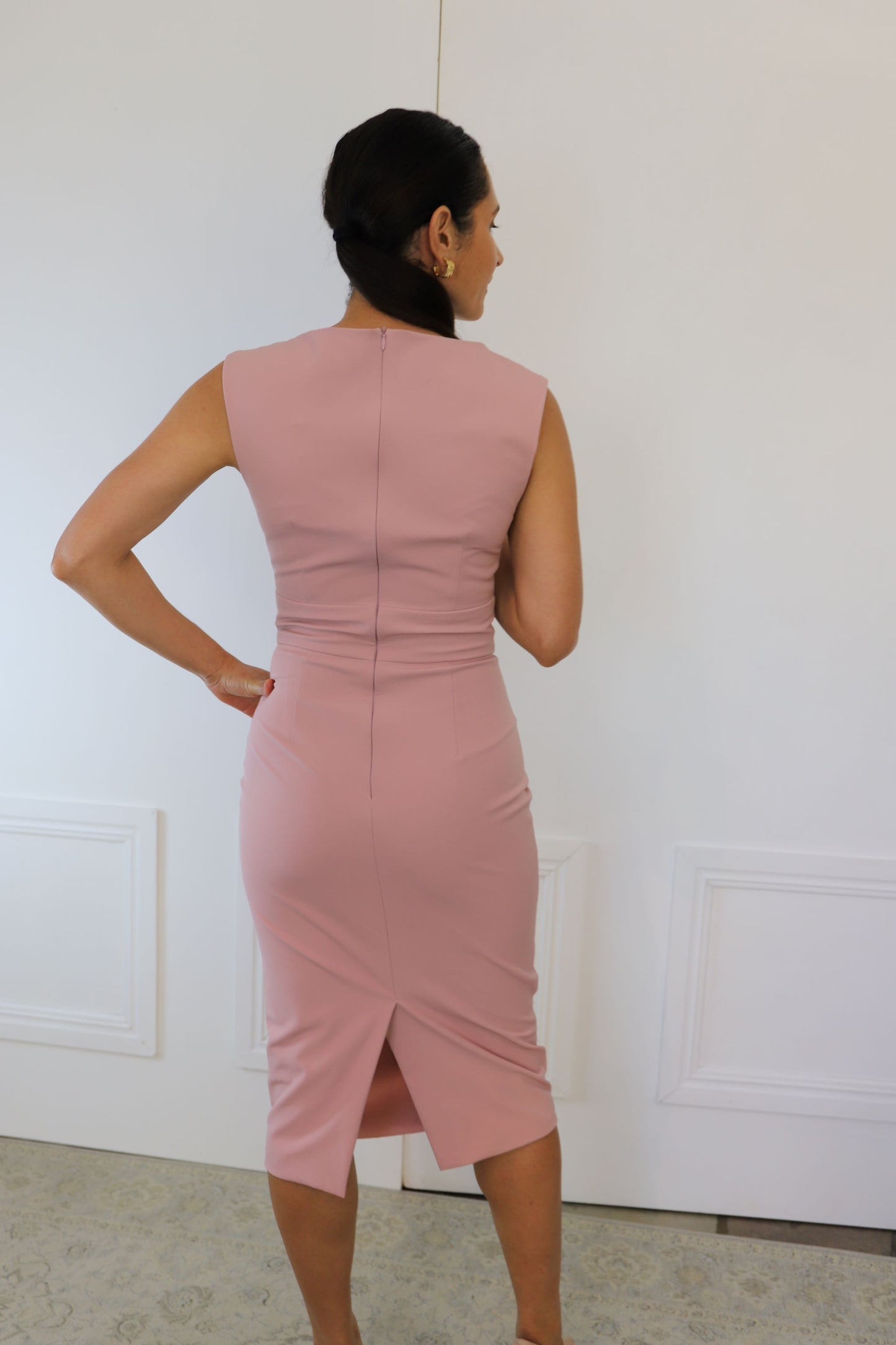 The Serena Dress in Pink