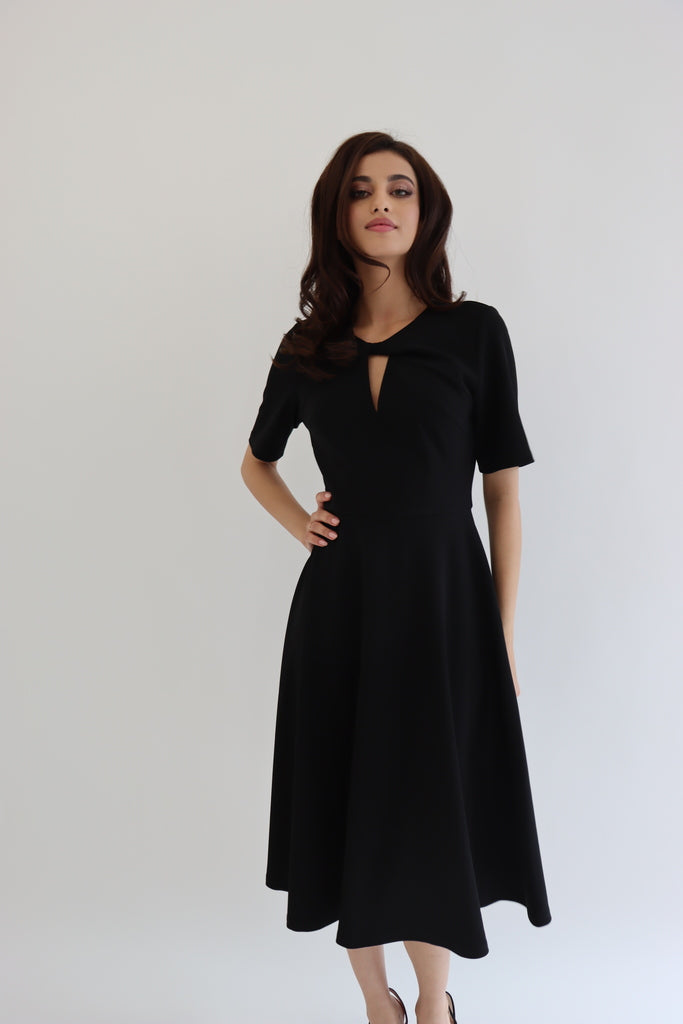 Davina Dress in Black
